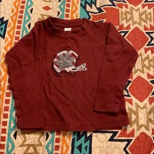 Bulldog football 12 month tee